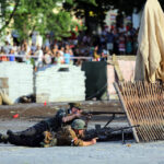 „Gloria Victis – Godni Pamięci”, Powstańcza rekonstrukcja na pl. Wolności / Wojciech Habdas / Radio Kielce