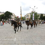 Pomnik Marszałka Józefa Piłsudskiego dotarł do Kielc. / Wojciech Habdas / Radio Kielce