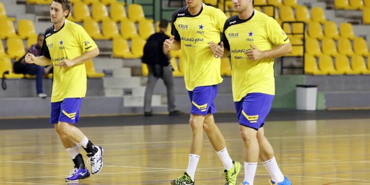 Pierwszy trening Vive Targi Kielce przed nowym sezonem / Stanisław Blinstrub / Radio Kielce