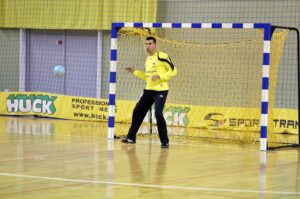 Pierwszy trening Vive Targi Kielce przed nowym sezonem - nowy zawodnik Marin Sego / Stanisław Blinstrub / Radio Kielce