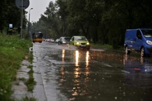 Kielc po ulewie 11 sierpnia / Stanisław Blinstrub / Radio Kielce