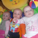 Ola, Ada i Marcel – potrójne szczęście Pauliny i Adriana Sidorów z Krasnej w gminie Stąporków / arch. prywatne