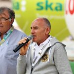 Tour de Pologne - Start w Kielcach - Czeław Lang / Stanisław Blinstrub / Radio Kielce