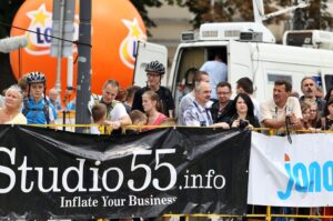 Tour de Pologne - Start w Kielcach / Stanisław Blinstrub / Radio Kielce