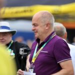 Tour de Pologne - Start w Kielcach - dziennikarz Polskiego Radia Tomasz Zimoch / Stanisław Blinstrub / Radio Kielce