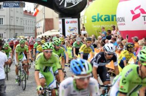 Tour de Pologne - Start w Kielcach / Stanisław Blinstrub / Radio Kielce