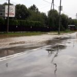 Zatopione po deszczu okolice ulic Warszawskiej i Szybowcowej w Kielcach / Stanisław Blinstrub / Radio Kielce