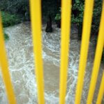 Zatopione po deszczu okolice ulic Warszawskiej i Szybowcowej w Kielcach / Stanisław Blinstrub / Radio Kielce