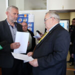 Pikieta pracowników KKSM (29 września 2014 r.) / Piotr Michalski / Radio Kielce