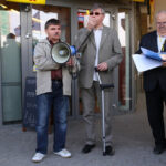 Pikieta pracowników KKSM (29 września 2014 r.) / Piotr Michalski / Radio Kielce