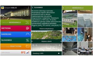 Aplikacja mobilna Geoparku Kielce / Geopark Kielce