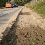 Droga do Przedszkola Samorządowego nr 35 przy ul Orkana. / Paweł Klepka / Radio Kielce