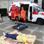 Piknik "Bezpieczni na drodze” na Rynku w Kielcach / Kamil Król / Radio Kielce