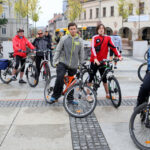 Piknik "Bezpieczni na drodze” na Rynku w Kielcach / Kamil Król / Radio Kielce