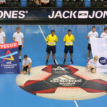 1. kolejka Ligi Mistrzów piłkarzy ręcznych: Kadetten Schaffhausen - Vive Tauron Kielce. Przedmeczowa prezentacja / Kamil Król / Radio Kielce