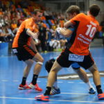 1. kolejka Ligi Mistrzów piłkarzy ręcznych: Kadetten Schaffhausen - Vive Tauron Kielce / Kamil Król / Radio Kielce