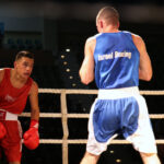 Uroczyste otwarcie memoriału imienia Leszka Drogosza. Walka eliminacyjna: Genaro Gamez (USA) - Igor Lazerev (IZR) / Kamil Król / Radio Kielce