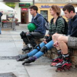 Piknik "Bezpieczni na drodze” na Rynku w Kielcach / Krzysztof Żołądek / Radio Kielce