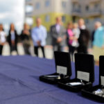 Kieleckie Towarzystwo Budownictwa Społecznego przekazało pierwsze klucze do mieszkań w zakończonej inwestycji w budynkach przy ul. Puscha 34, 36, 38 / Wojciech Habdas / Radio Kielce