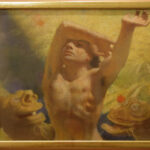 Wystawa prac Stefana Żechowskiego, zrealizowana przez Wydział Sztuki Współczesnej Muzeum Narodowego w Kielcach. Stefan i potwory - sen. / rep. Wojciecjh Habdas / Radio Kielce