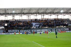 Mecz Korona Kielce - Podbeskidzie Bielsko-Biała. / Wojciech Habdas / Radio Kielce