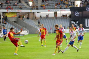 Mecz Korona Kielce - Podbeskidzie Bielsko-Biała. / Wojciech Habdas / Radio Kielce