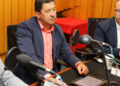 Studio Polityczne Radia Kielce. Jan Cedzyński / Wojciech Habdas / Radio Kielce