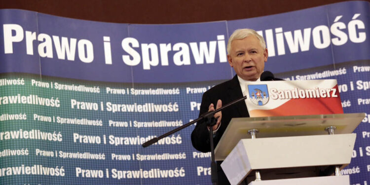 Jarosław Kaczyński w Sandomierzu / Włodzimierz Batóg