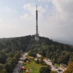 Uroczyste otwarcie wieży na Świętym Krzyżu (7 września 2014 r.). / Maciej Wadowski / Radio Kielce