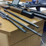 Arsenał broni i amunicji zabezpieczony przez policję / KWP Kielce