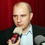 22.10.2014 Wręczenie Anioła Dobroczynności 2014 - Łukasz Dybiec - prezes Fundacji Pomocna Dłoń w Ostrowcu Swiętokrzyskim / Stanisław Blinstrub / Radio Kielce