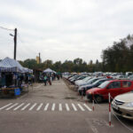 20.10.2104 Ostrowiec Świętokrzyski. Plac targowy / Teresa Czajkowska / Radio Kielce