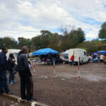 20.10.2104 Ostrowiec Świętokrzyski. Plac targowy / Teresa Czajkowska / Radio Kielce