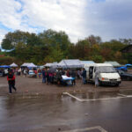 20.10.2104 Ostrowiec Świętokrzyski. Plac targowy / Teresa Czajkowska / Radio Kielce