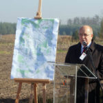 29.10.2014 Radkowice. Konferencja dotycząca projektu "Gazyfikacja gmin Chęciny i Sitkówka-Nowiny" / Stanisław Blinstrub / Radio Kielce