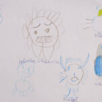 Dzień Dobry Dzieci 12 października 2014 - rysunki / rep. Wojciech Habdas / Radio Kielce