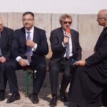 Uroczystości odsłonięcia odbudowanej wieży na Świętym Krzyżu / Włodzimierz Batóg / Radio Kielce