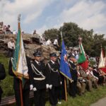 Uroczystości odsłonięcia odbudowanej wieży na Świętym Krzyżu / Włodzimierz Batóg / Radio Kielce