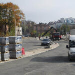 13.10.2014 Kielce. Remont placu przed WDK / Robert Felczak / Radio Kielce