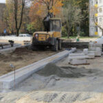 13.10.2014 Kielce. Remont placu przed WDK / Robert Felczak / Radio Kielce