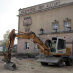 13.10.2014 Kielce. Remont placu przed WDK / Robert Felczak / Radio Kielce