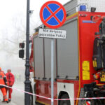 Alarm bombowy w budynku Izby Celnej przy ulicy Wesołej w Kielcach / Kamil Król / Radio Kielce