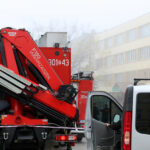 Alarm bombowy w budynku Izby Celnej przy ulicy Wesołej w Kielcach / Kamil Król / Radio Kielce