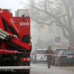 Alarm bombowy w budynku Izby Celnej przy ulicy Wesołej w Kielcach / Kamil Król / Radio Kielce