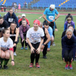 III Kielecka Dycha. Rozgrzewka przed biegiem / Maciej Makuła / Radio Kielce