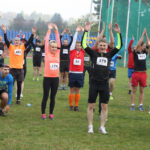 III Kielecka Dycha. Rozgrzewka przed biegiem / Maciej Makuła / Radio Kielce