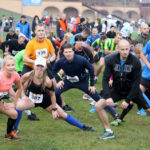 III Kielecka Dycha. Rozgrzewka przed biegiem / Maciej Makuła / Radio Kielce