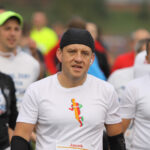 III Kielecka Dycha. Rozgrzewka przed biegiem / Maciej Makuła / Radio Kielce