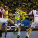 Mecz 3. kolejki Ligi Mistrzów Vive Tauron Kielce - Motor Zaporoże / Kamil Król / Radio Kielce