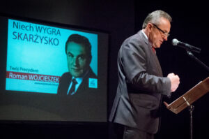 Ubiegający się o reelekcję, kandydat PiS na prezydenta Skarżyska- Kamiennej Roman Wojcieszek oficjalnie rozpoczął kampanię wyborczą / Mariusz Busiek / skarzysko24.pl